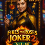 fire and roses illustration